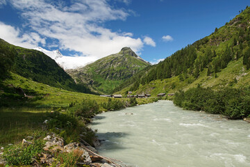 Talschluss Innergschlöss in Osttirol	

