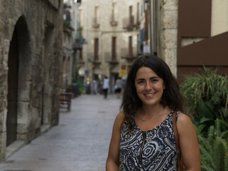 portrait of a young woman in Besalu