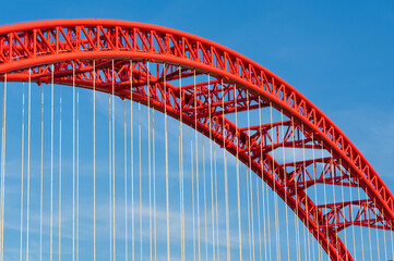 Summer city skyline scenery of Wuhan, Hubei, China