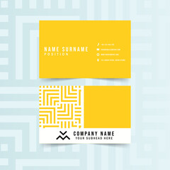 Modern Geometric Business Card