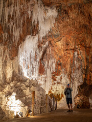 Chamber in the Muntanya de Sal (salt mines) cave in Cardona, Spain