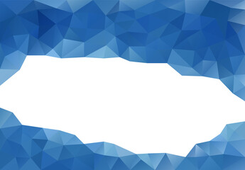 Abstract triangular banner