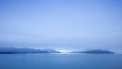 Naklejka na ściany i meble Island on Glacier Bay, Glacier Bay National Park, Alaska, USA