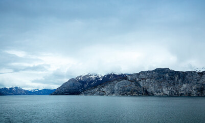Island on Glacier Bay, Glacier Bay National Park, Alaska, USA