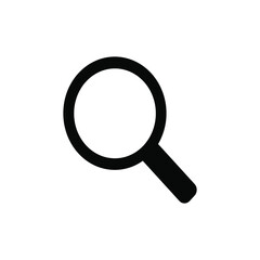 Search Icon in trendy flat style vector illustration, Search or magnifying lens icon. Search symbol for your web site design, logo, app, UI.