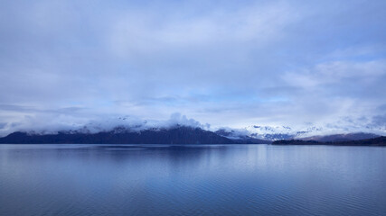 Island on Glacier Bay, Glacier Bay National Park, Alaska, USA