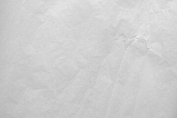 White crumpled paper abstract background texture