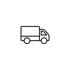 Delivery truck icon, truck icon, truck sign and symbol vector Design