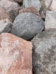 Stone granite different color. Macro shooting