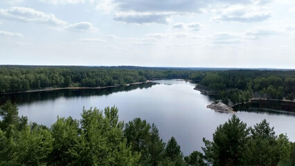 Malowniczy krajobraz. Lubuskie. Polska.