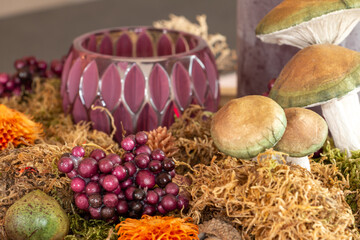 autumn table decoration