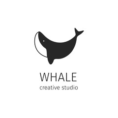 whale, cute whale, logo humpback, underwater, big fish, snorkeling, diving, swim, swimming
