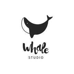 whale, cute whale, logo humpback, underwater, big fish, snorkeling, diving, swim, swimming