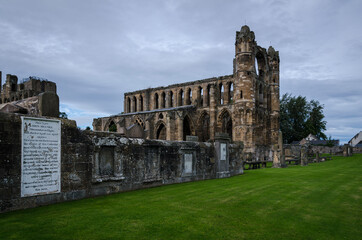Fototapeta na wymiar Ruins of Elgin Cathedral, Moray, Scotland, United Kingdom
