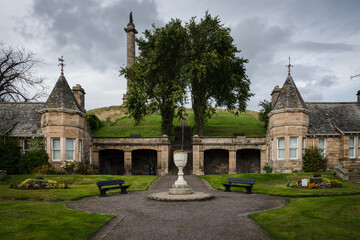 Lady Hill castle in Elgin, Scotland