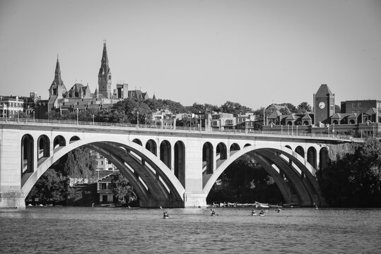 Key Bridge and Georgetown - Washington D.C. United States of America