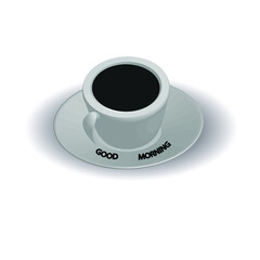 coffee mug with a wish good morning
