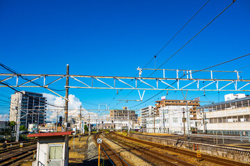 Fototapeta na wymiar 駅からの風景