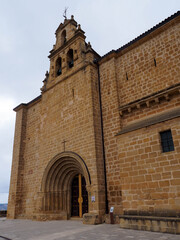 view of the church of Bastida in Alava