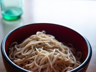 母の作った蕎麦