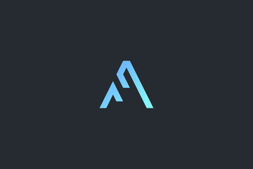 Technology Letter A Logo Template