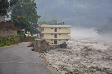 Heavy rainfall causes flood.Cause harm to many lives & property.