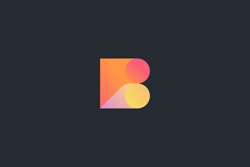 Technology Letter b Logo Template