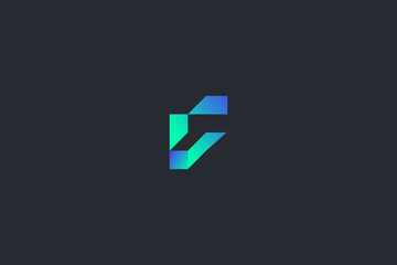 Technology Letter F Logo Template