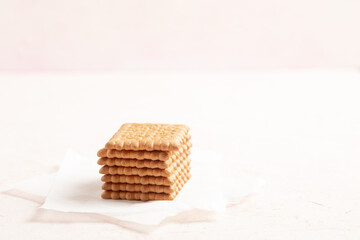 cookies on a white background