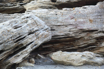 layers of limestone