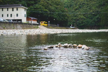 川湯温泉の風景