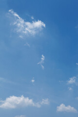 Blue sky with cloud