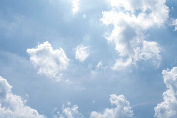 Obraz na płótnie Canvas Blue sky with cloud