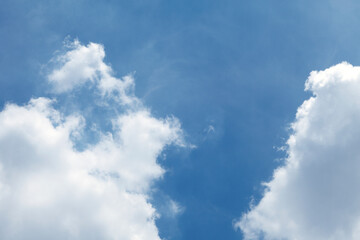 Blue sky with cloud