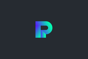 Technology Letter P Logo Template
