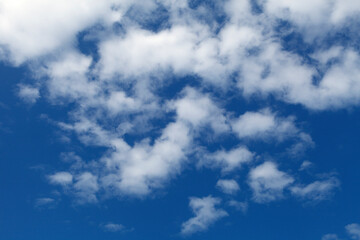 blue sky with clouds