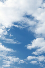 Blue sky with cloud