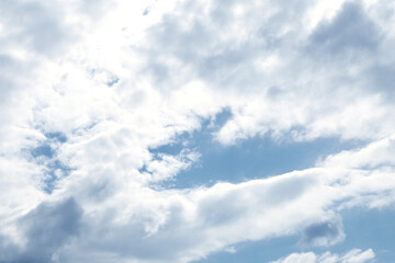 Blue sky with cloud