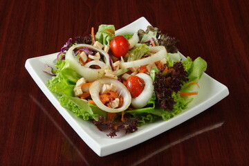 salad with tomatoes and feta