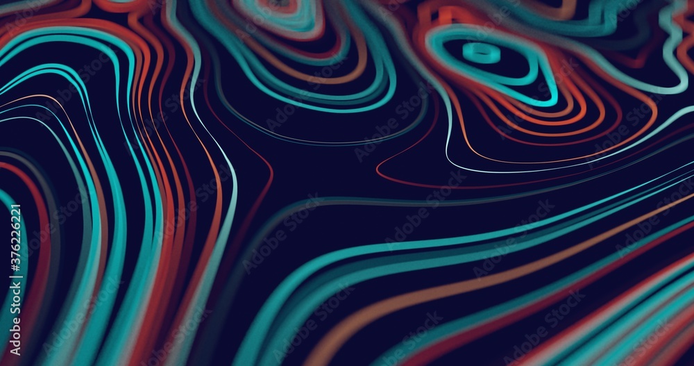 Poster abstract flowing lines background