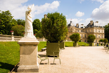 fountain in the garden