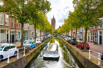 Delft City in the Netherlands