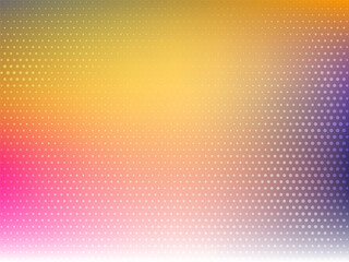 Decorative colorful background with halftone design