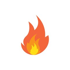 Fire flame  icon vector illustration design
