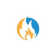 Fire flame  icon vector illustration design