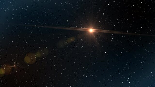 STARS lines timelapse night sky stars on bule background