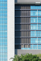 Obraz premium Exterior of modern architecture. Building abstract background