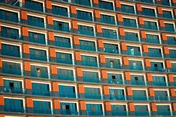 Obraz premium Residential building in Batumi city. Batumi. Georgia