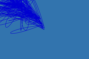 Isolated pattern  scribble lines