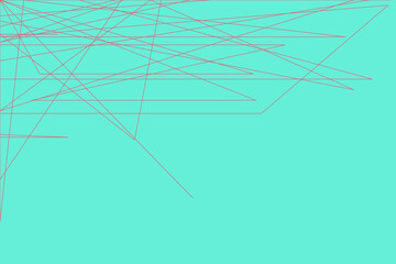 Isolated texture with chaotic lines